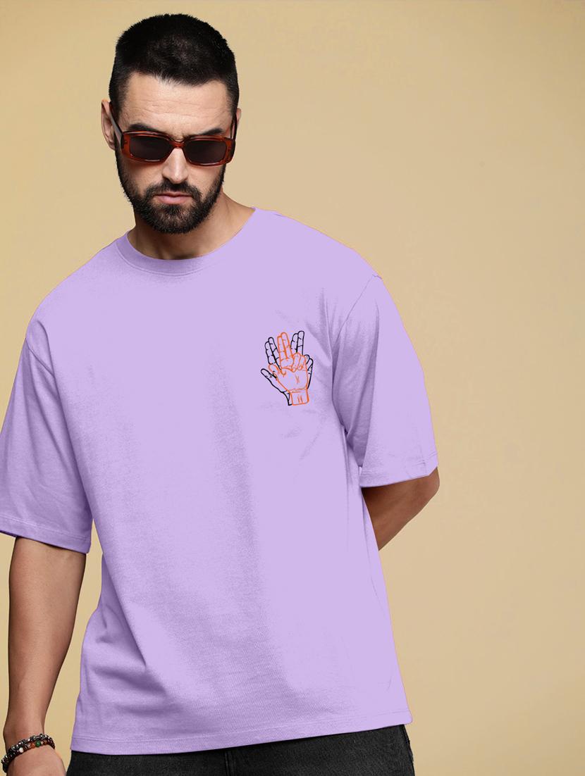 men back print round neck t-shirt - 20852327 - Standard Image - 2