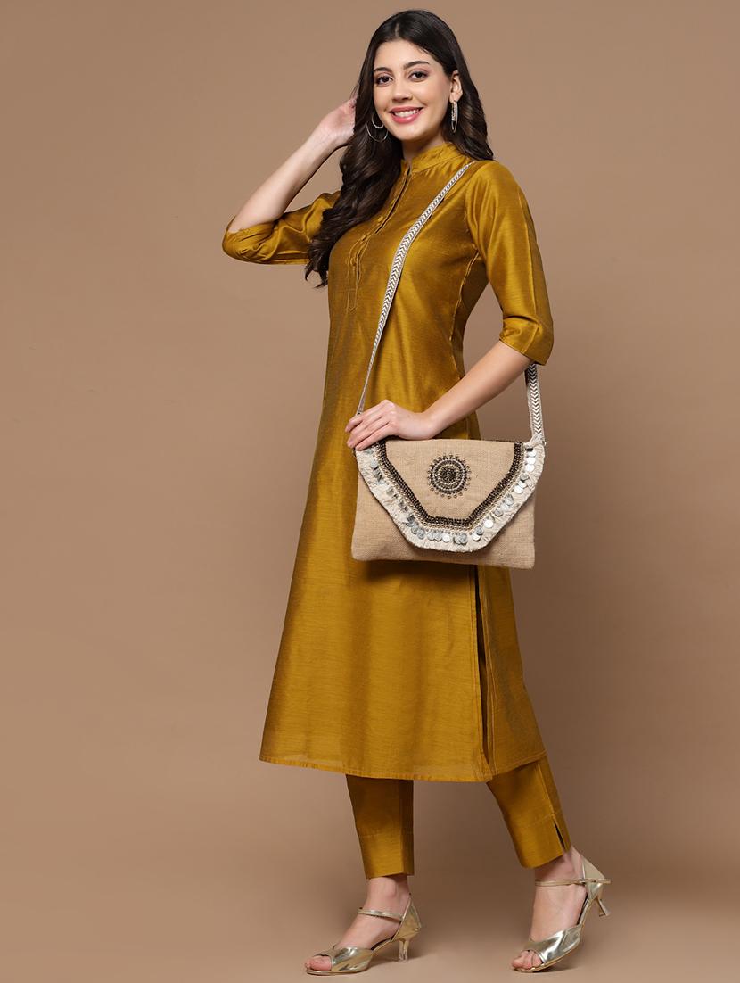 beige embellished sling bag - 20852384 - Standard Image - 7