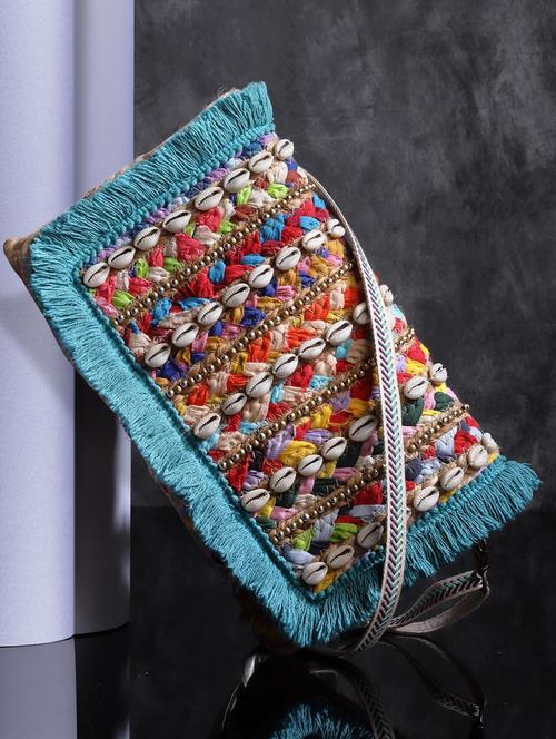 multi colored embellished sling bag - 20852447 - Standard Image - 0