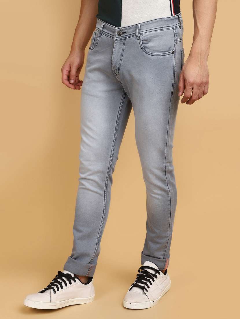 men mid rise washed denim jeans - 20852511 -  Standard Image - 2