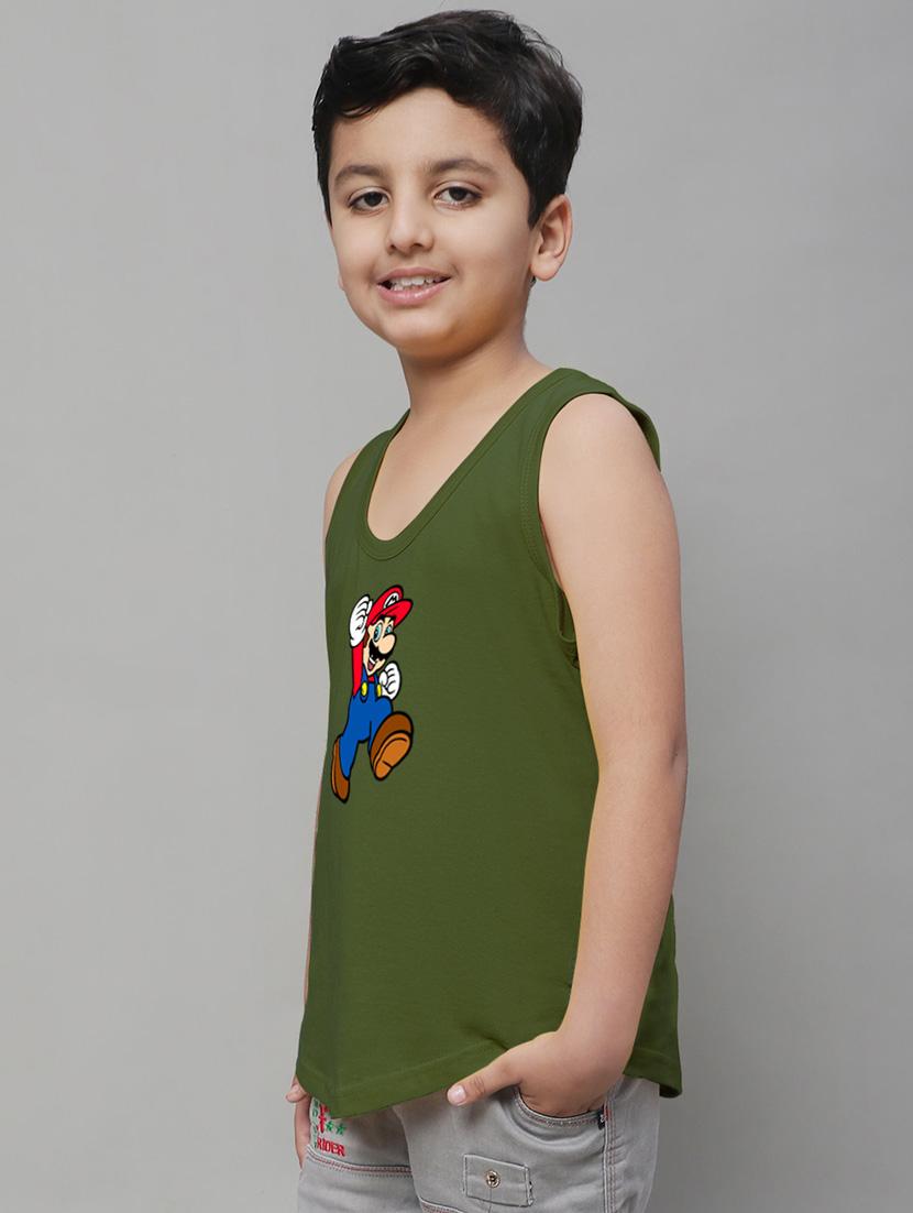 boys printed cotton innerwear vest - 20853378 - Standard Image - 2