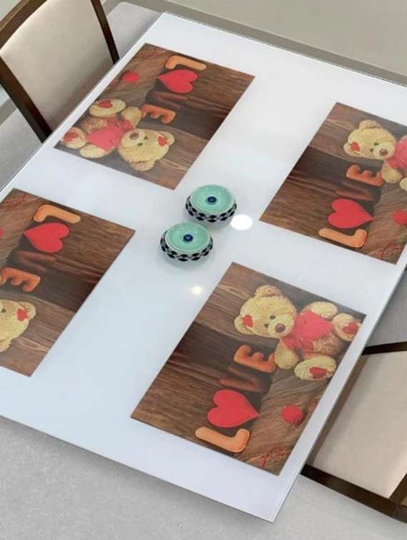 printed placemats for dining table and kitchen