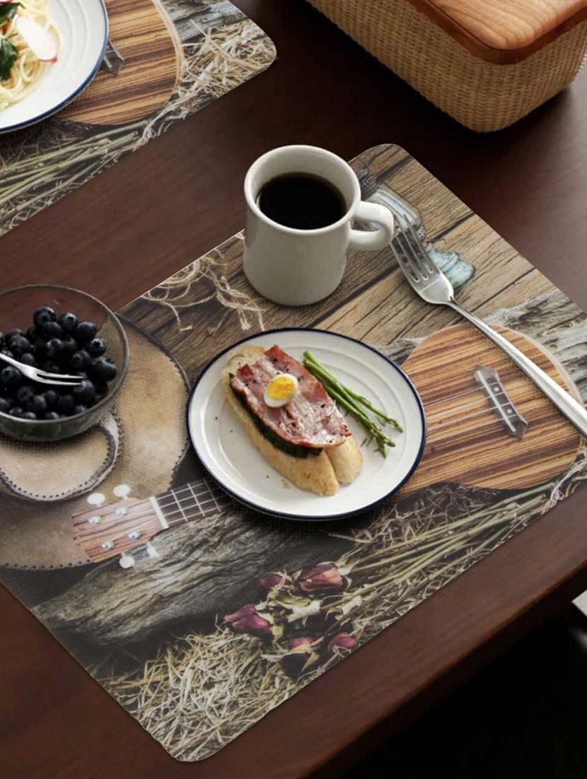rectangular pack of 6 table placemat - 20853444 - Standard Image - 2