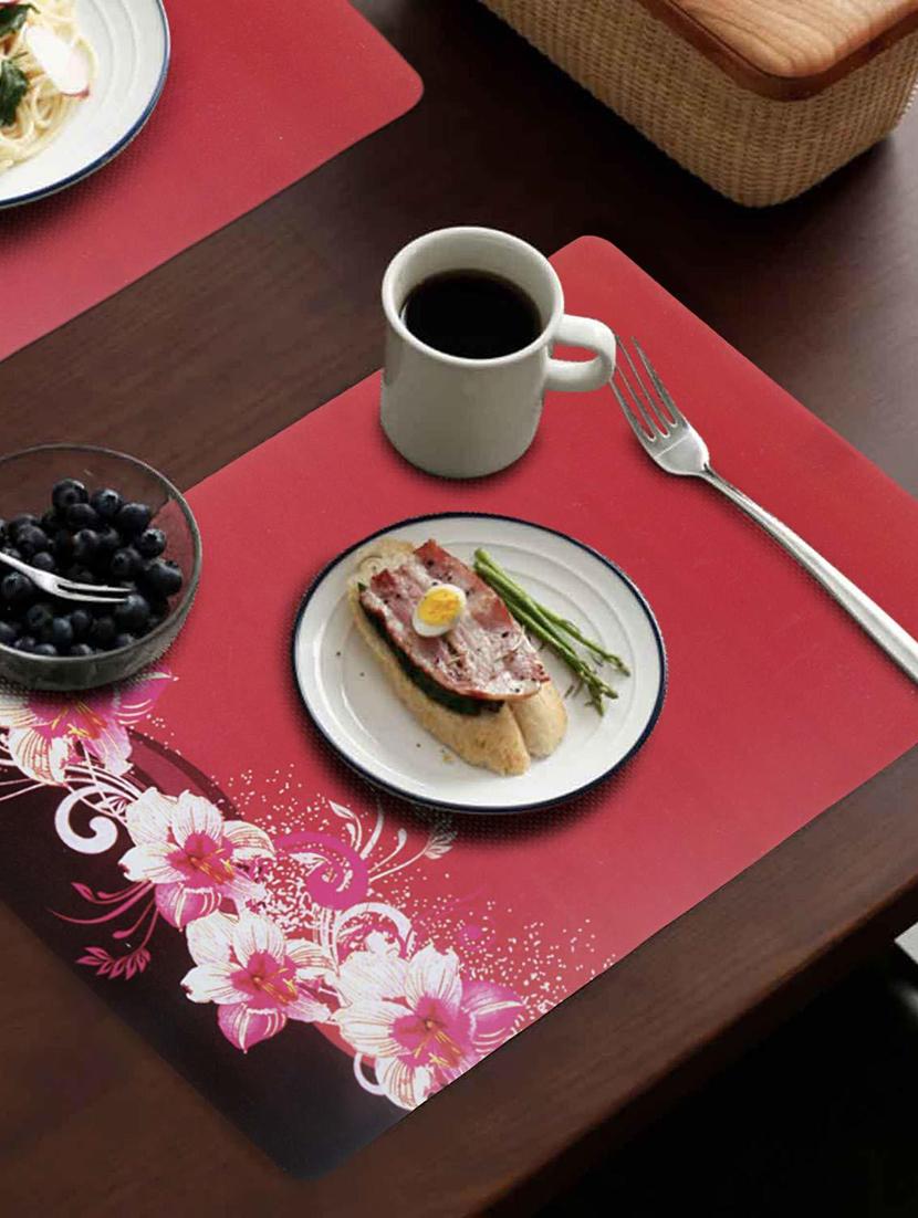 rectangular pack of 6 table placemat - 20853454 - Standard Image - 2