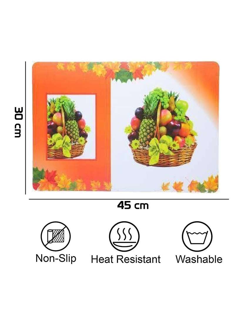 rectangular pack of 6 table placemat - 20853467 -  Standard Image - 2