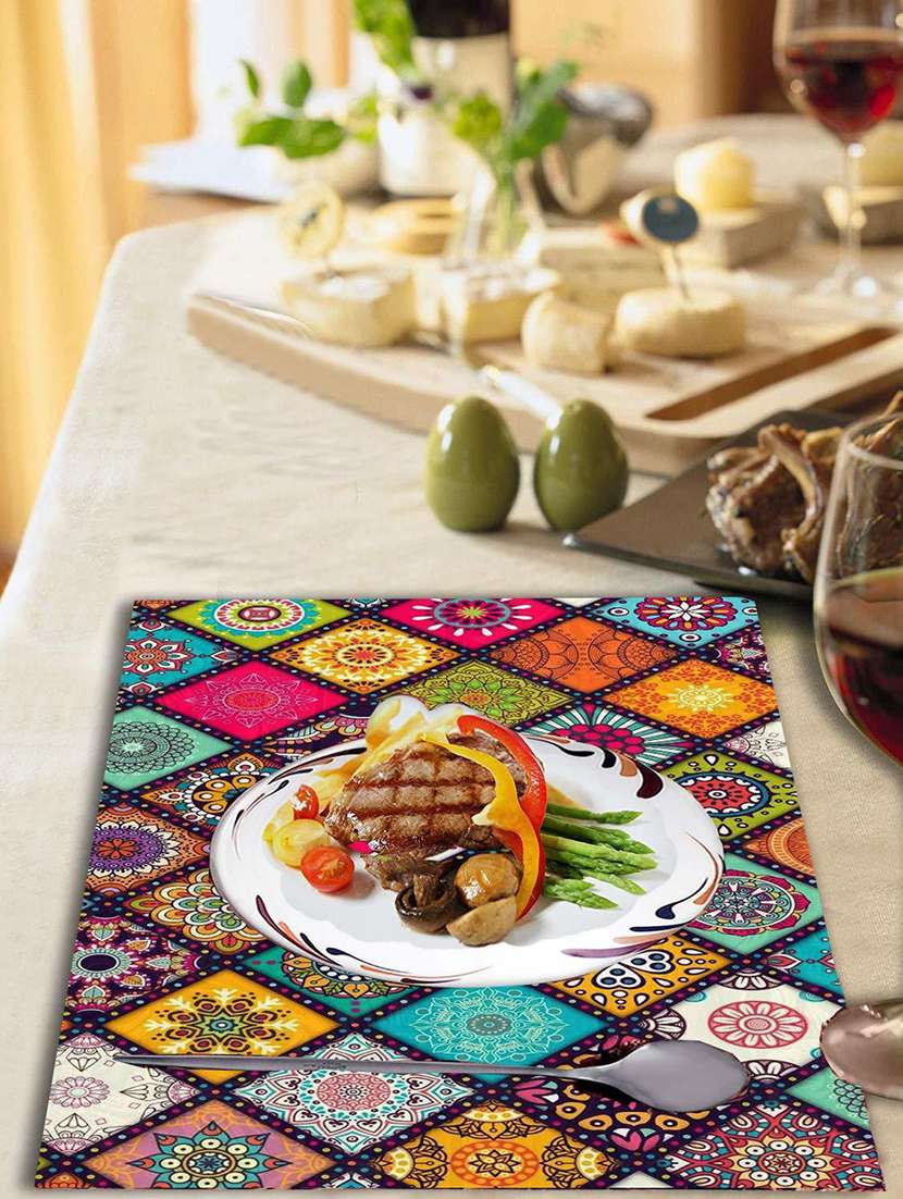 rectangular pack of 6 table placemat - 20853482 -  Standard Image - 2