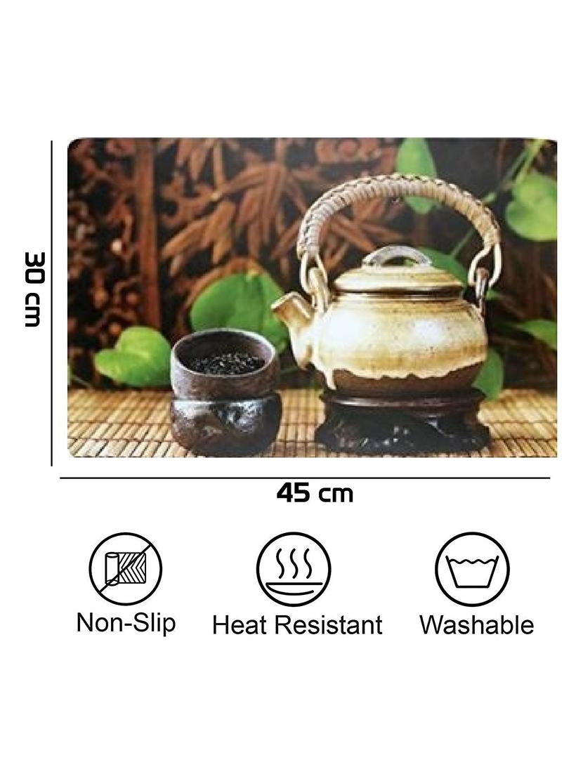 rectangular pack of 6 table placemat - 20853618 - Standard Image - 2