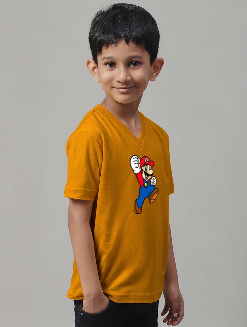 mustard cotton tshirt - 20853836 - Standard Image - 2