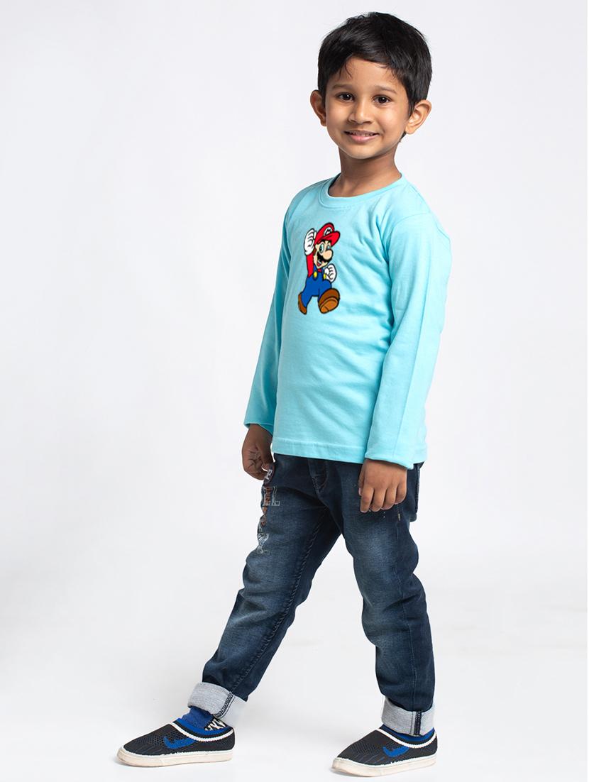 turquoise cotton tshirt - 20853848 - Standard Image - 2