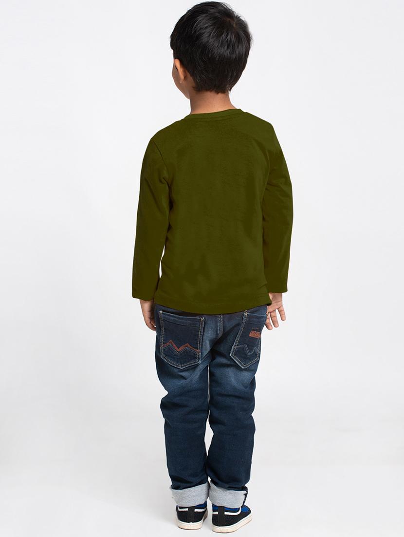 olive cotton tshirt - 20853852 - Standard Image - 2