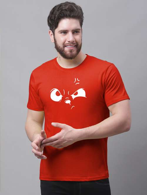 men graphic print round neck t-shirt - 20858081 - Standard Image - 0