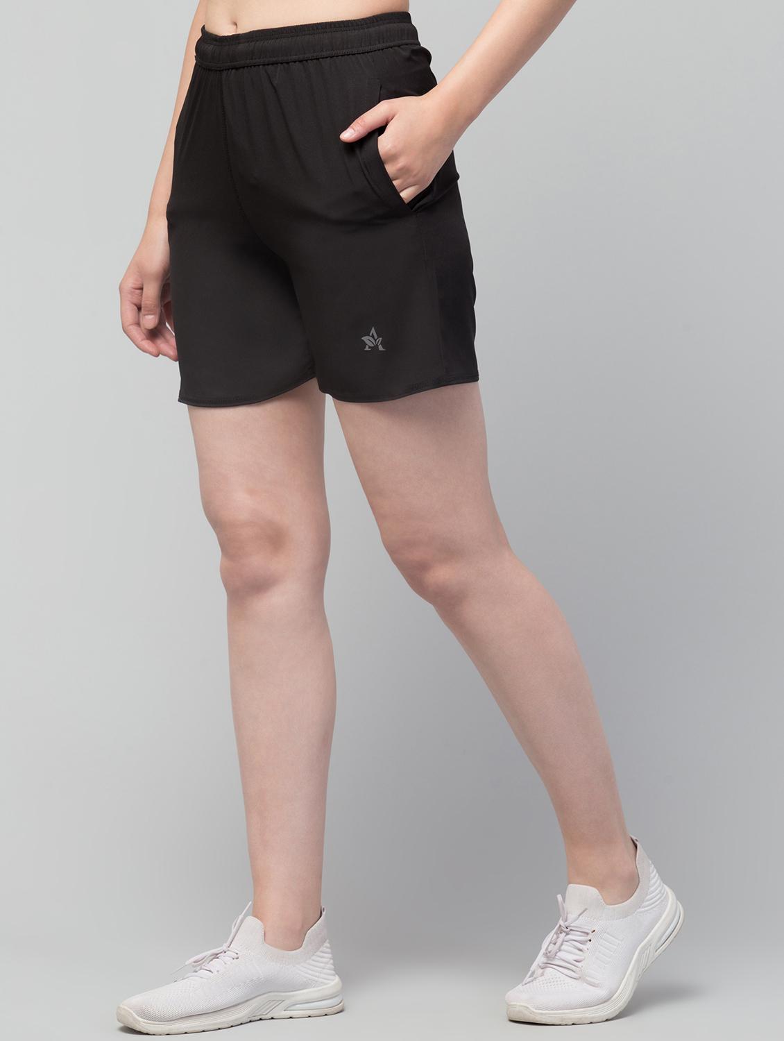 women mid rise placement printed sports shorts - 20858682 - Standard Image - 2