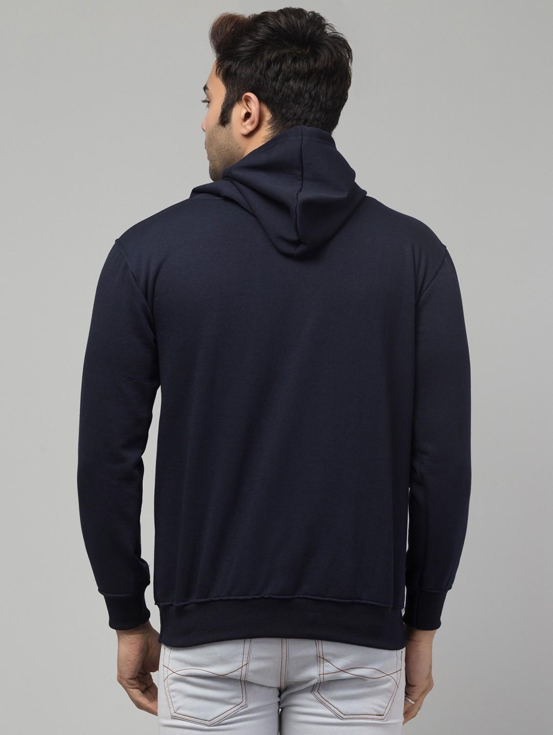navy blue fleece plain sweatshirt - 20858890 - Standard Image - 2