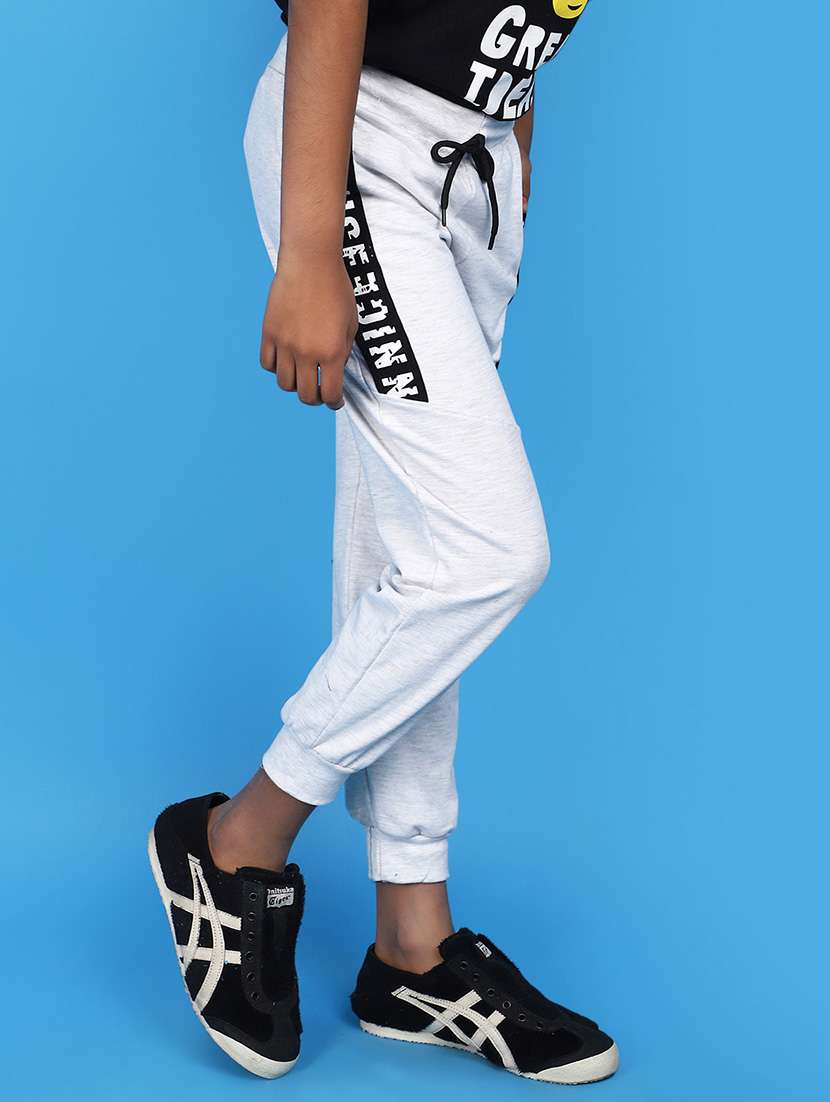boys grey printed casual jogger - 20862812 -  Standard Image - 2