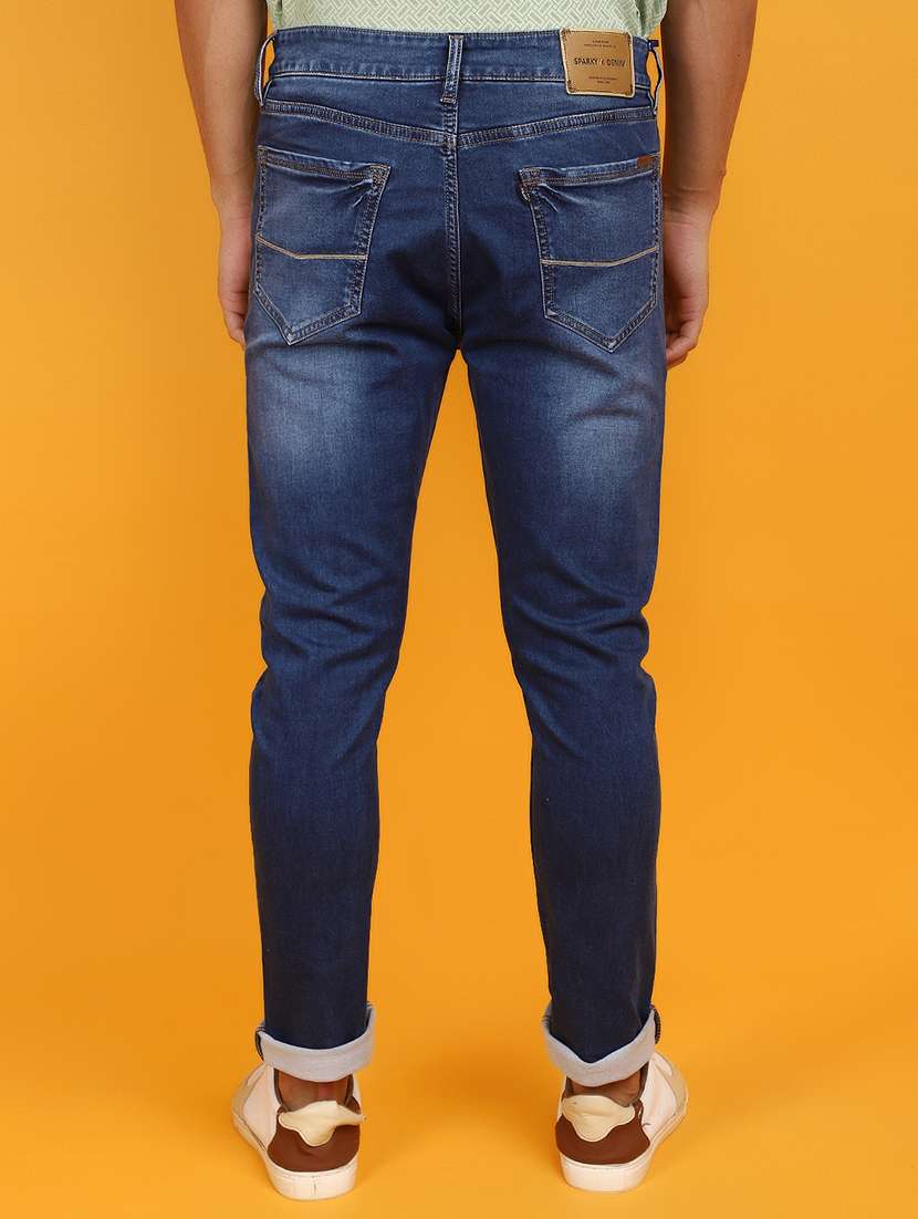 men mid rise washed denim jeans - 20863256 -  Standard Image - 2