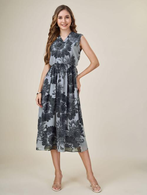 women fit & flare midi dress - 20864364 -  Standard Image - 0