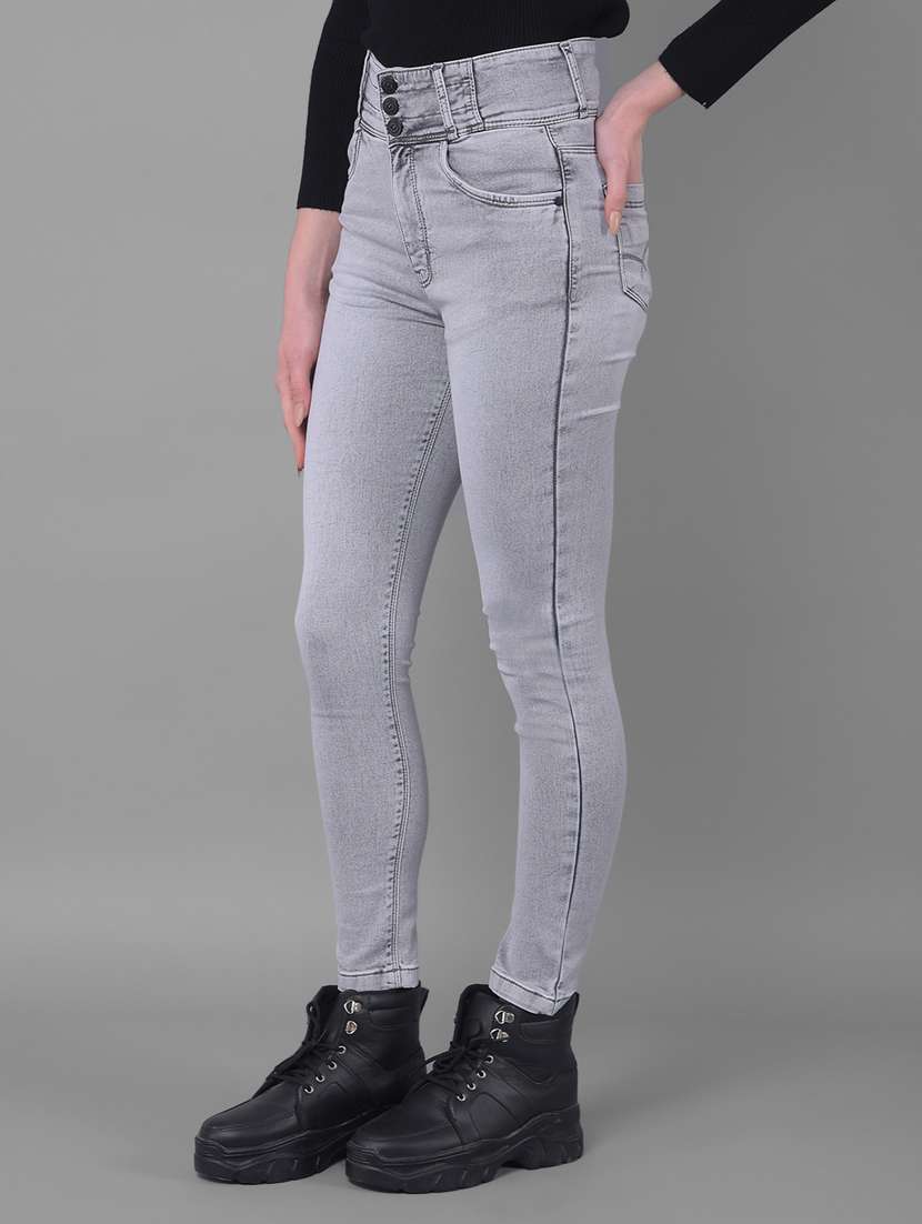 women plain slim fit jean - 20864510 -  Standard Image - 2