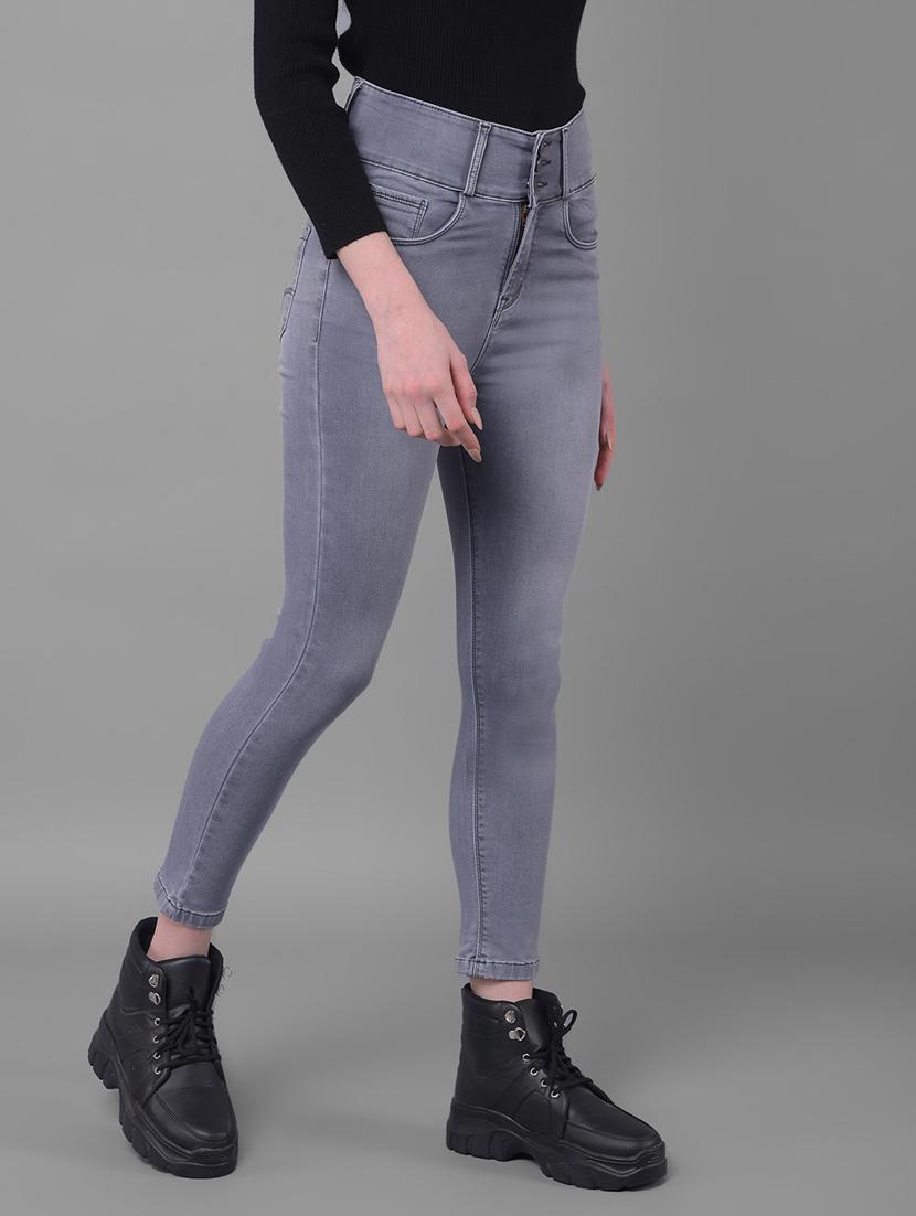 women plain skinny fit jean - 20864514 - Standard Image - 2