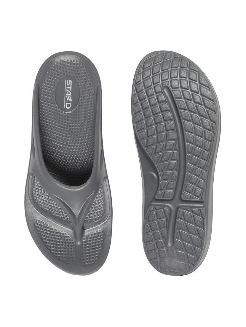 men grey slip on flip flop - 20864529 - Standard Image - 2