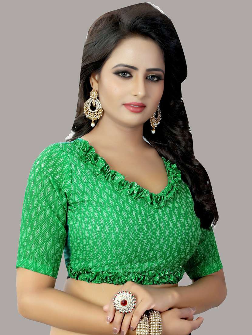 black floral printed georgette saree - 20872879 -  Standard Image - 2