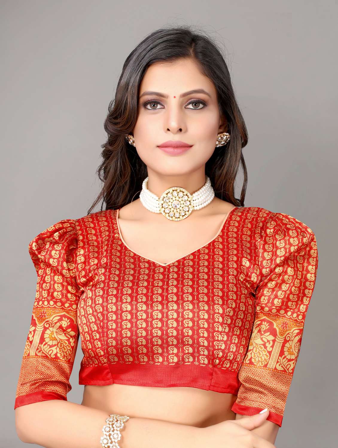 women self design bordered saree with blouse - 20872936 -  Standard Image - 2