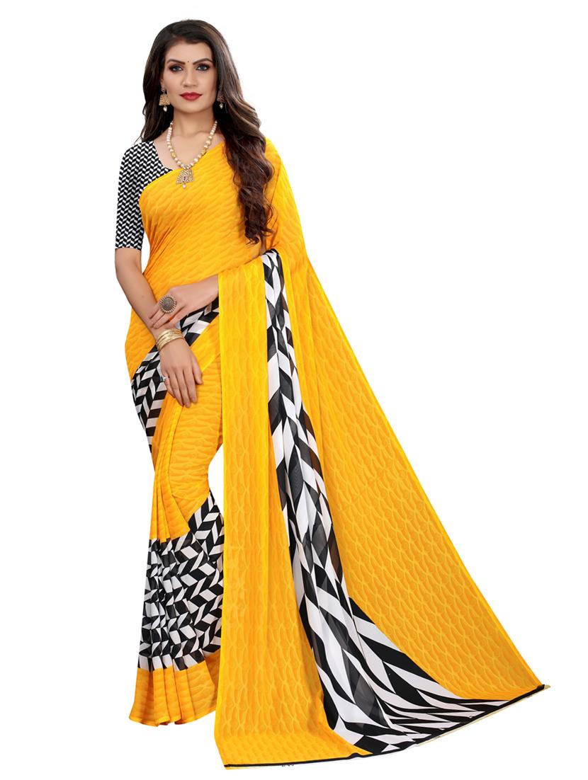 pack of 2 multi colored printed saree - 20874759 - Standard Image - 2