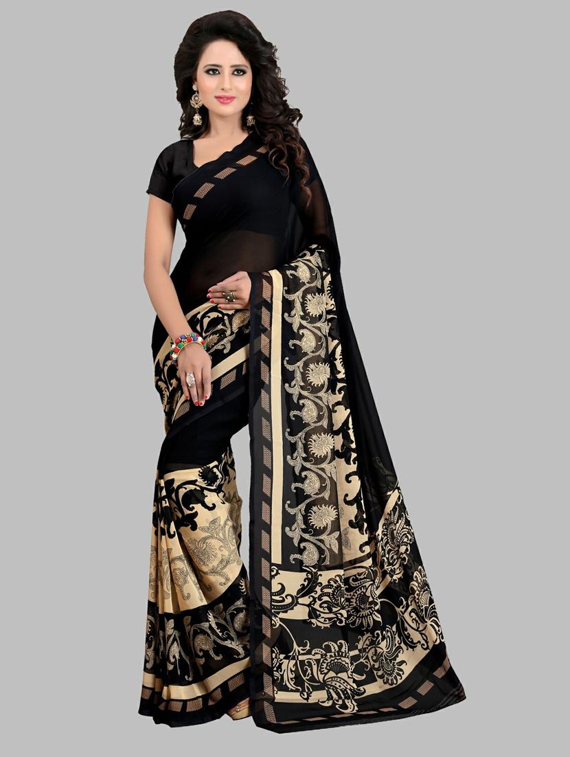 pack of 2 multi colored printed saree - 20874957 - Standard Image - 2