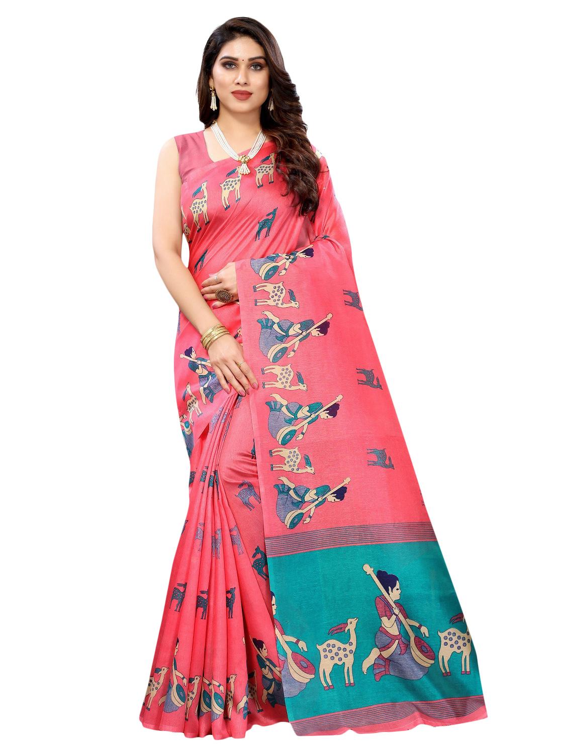 pack of 3 multi colored combo saree with blouse - 20875914 - Standard Image - 2