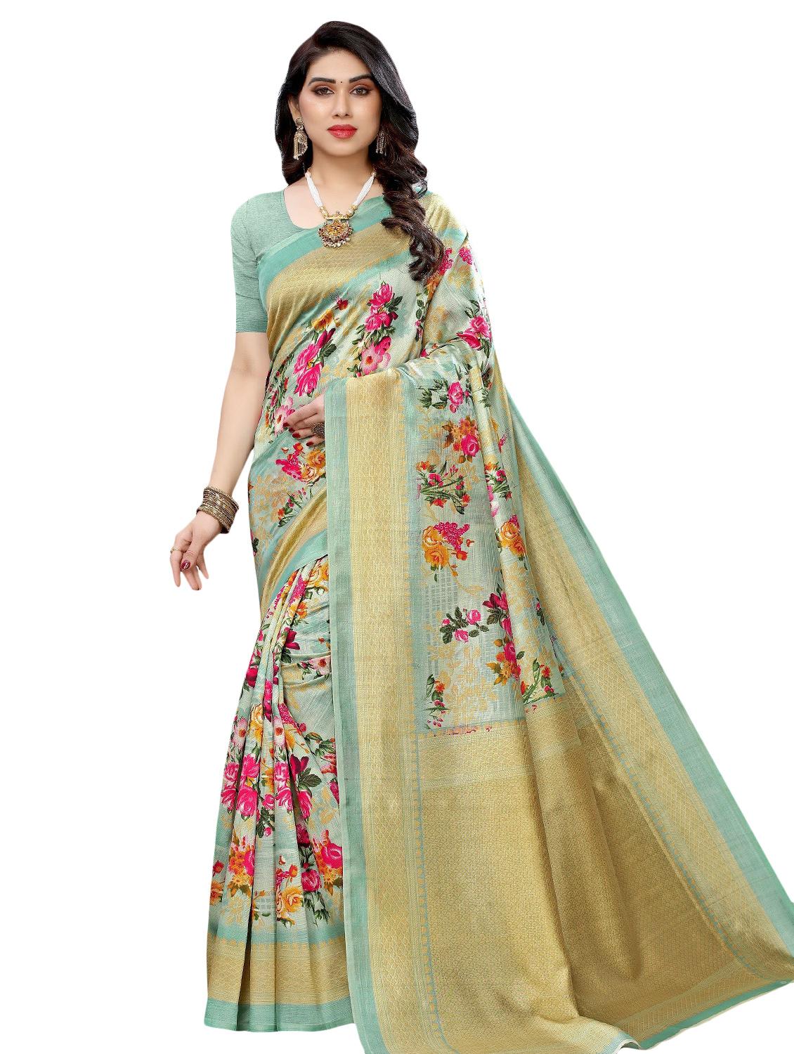 pack of 3 multi colored combo saree - 20875926 - Standard Image - 2