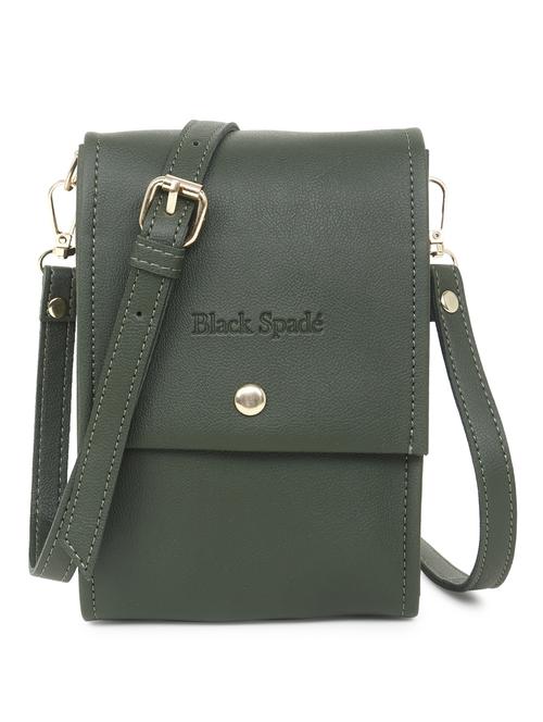 green solid sling bag - 20876363 - Standard Image - 0