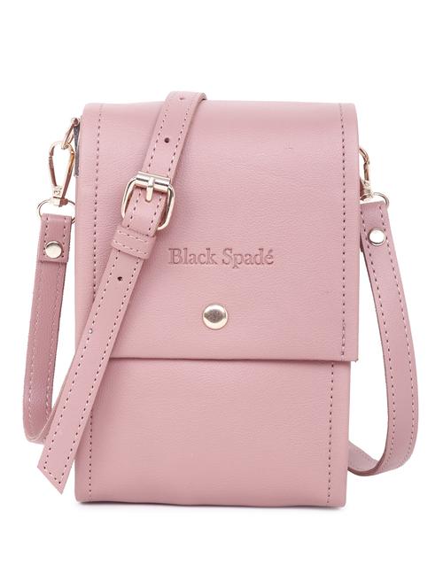pink solid sling bag - 20876365 - Standard Image - 0