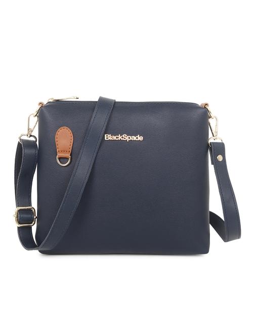 navy blue solid sling bag - 20876370 -  Standard Image - 0