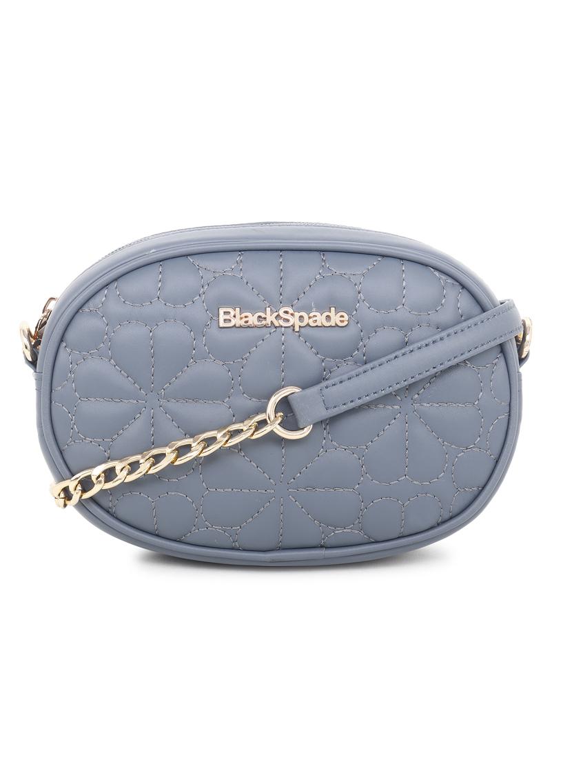light blue textured sling bag - 20876375 - Zoom Image - 0