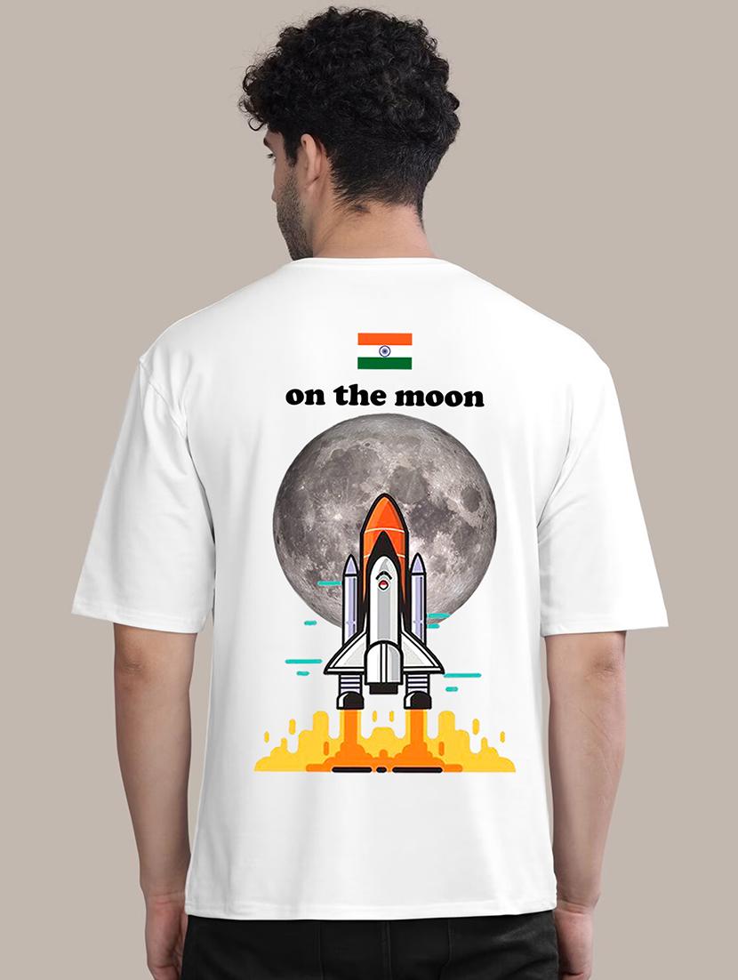 white cotton blend graphic print t-shirt - 20877045 - Standard Image - 2
