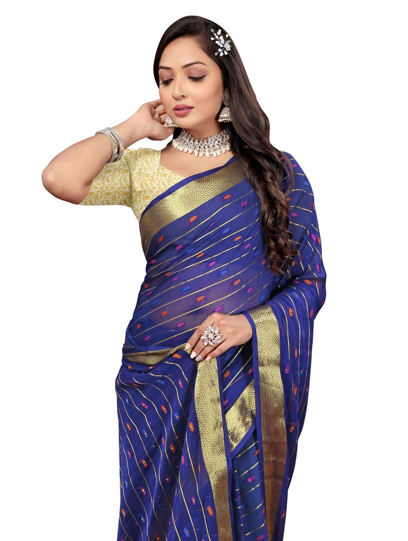 women self design bordered saree - 20879017 - Standard Image - 2