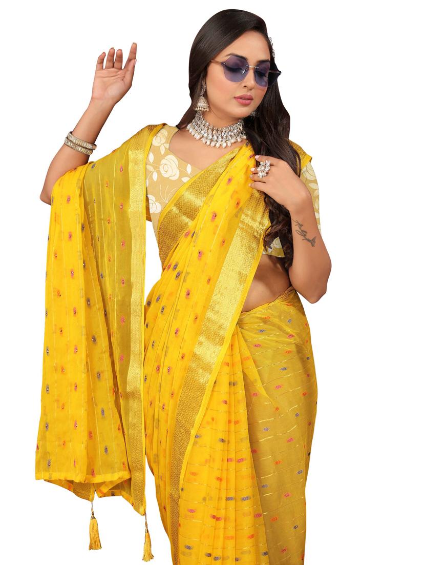women self design bordered saree - 20879021 - Standard Image - 2