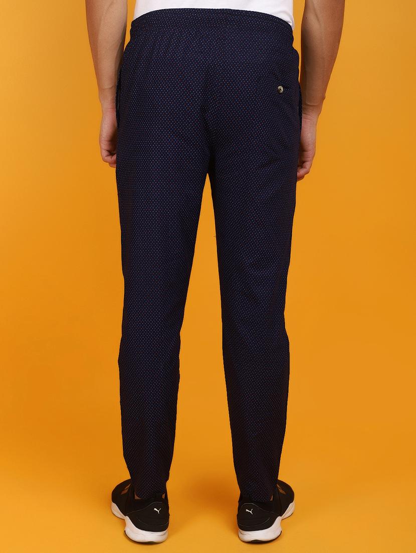 men relaxed fit mid rise track pant - 20879140 - Standard Image - 2