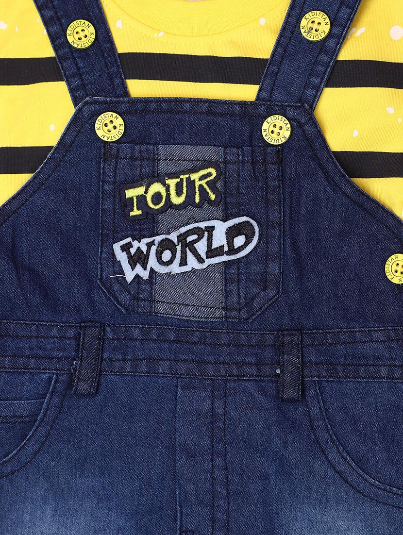 kids denim dungarees twin sets - 20879150 - Standard Image - 2