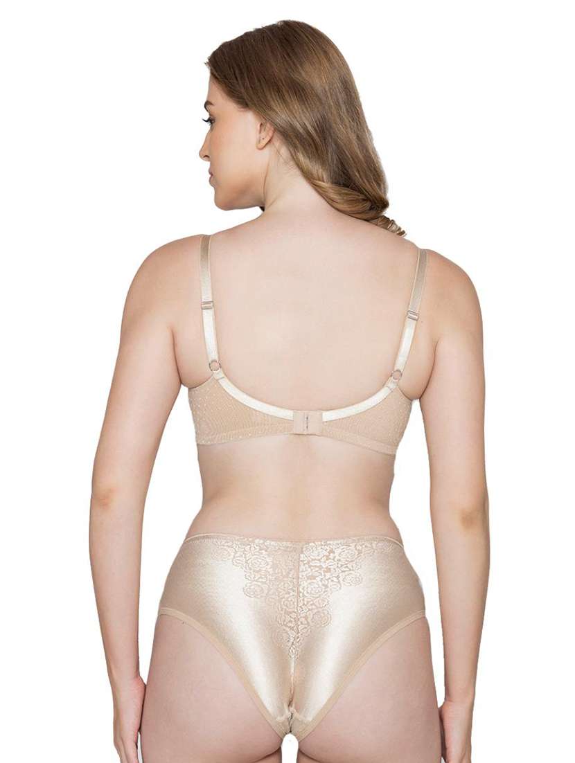 women self-designed jacquard bra and panty set - 20879513 - Standard Image - 2