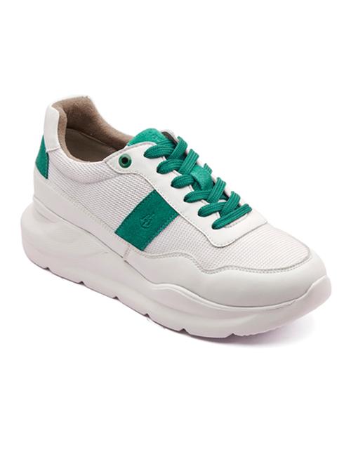 white lace-up sneakers - 20881644 - Standard Image - 0