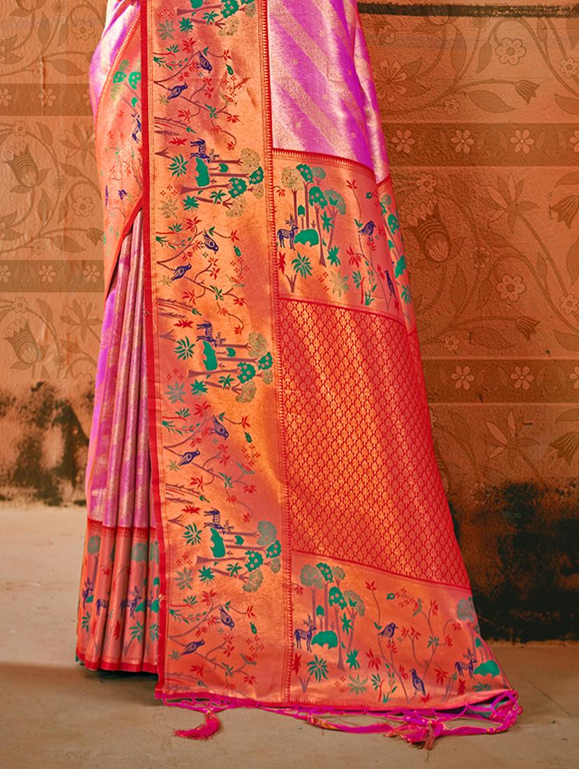 women self design paithani saree with blouse - 20881715 - Standard Image - 2