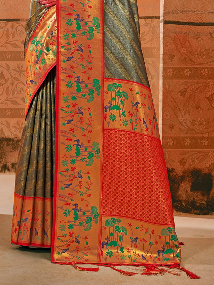 women self design paithani saree with blouse - 20881717 - Standard Image - 2