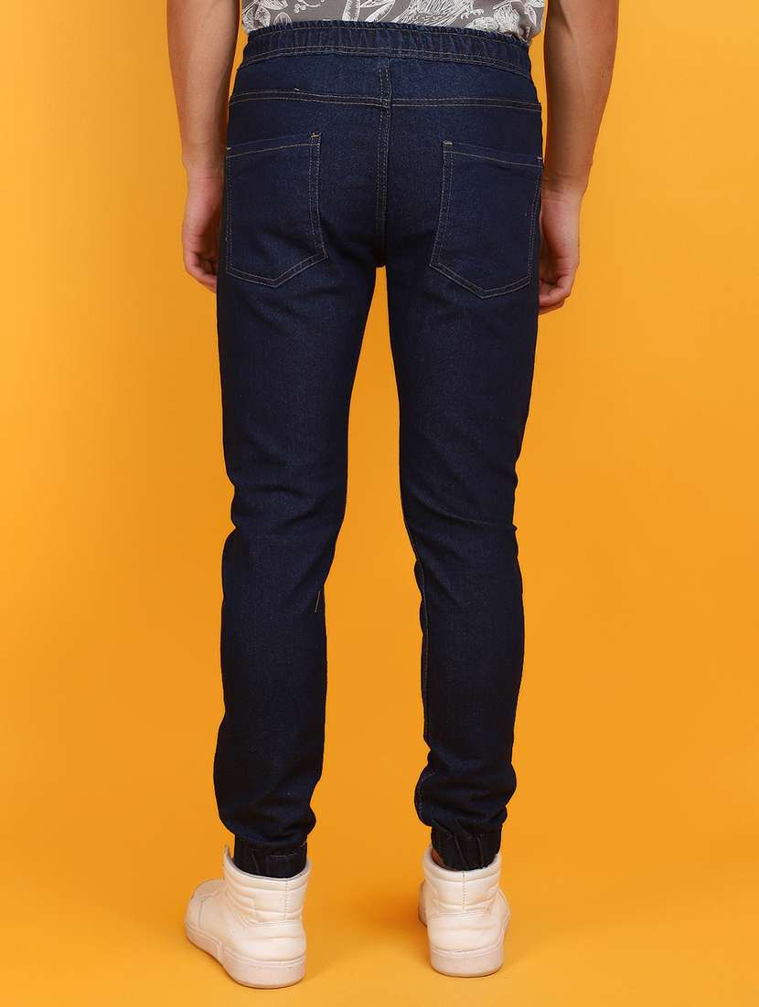 men solid mid rise jogger - 20884468 -  Standard Image - 2