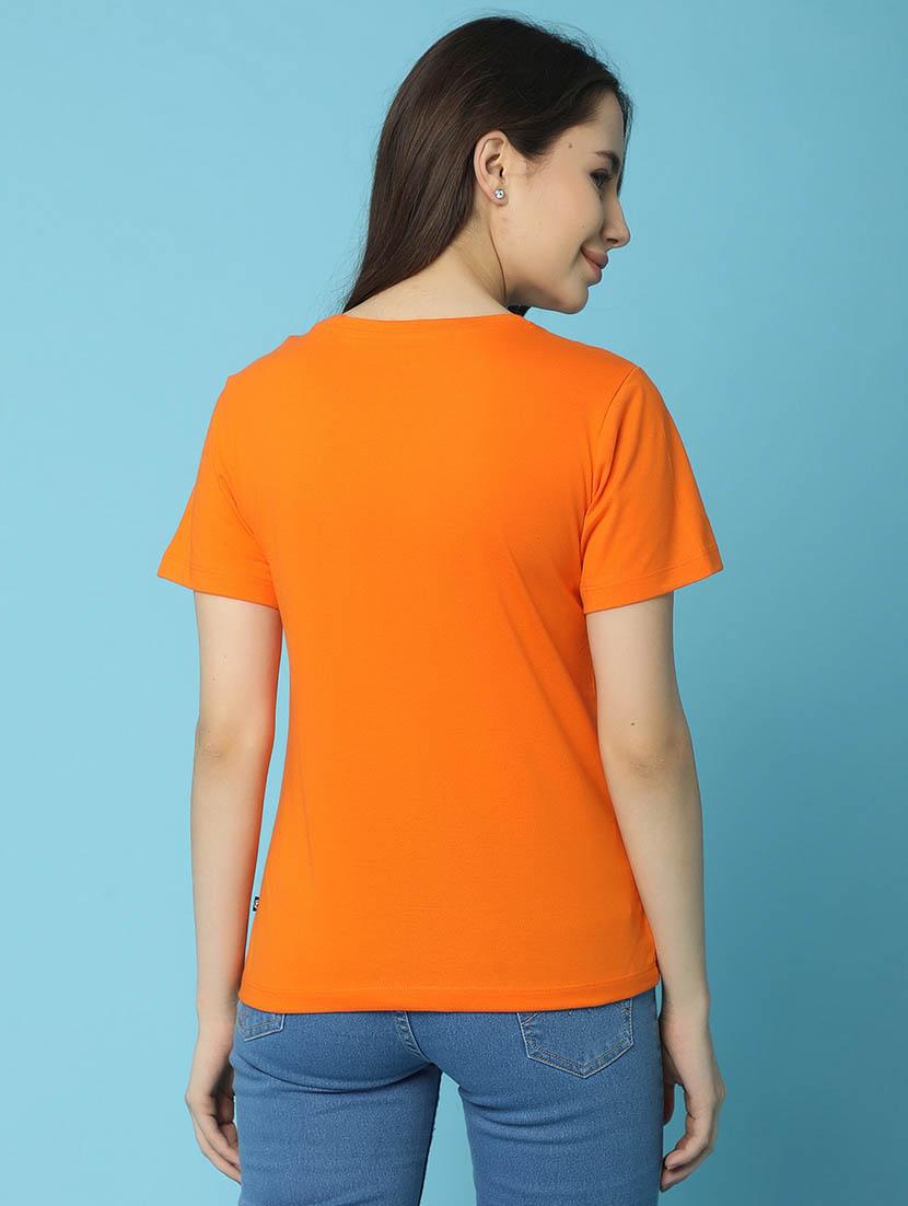 women round neck printed regular t-shirt - 20884908 - Standard Image - 2