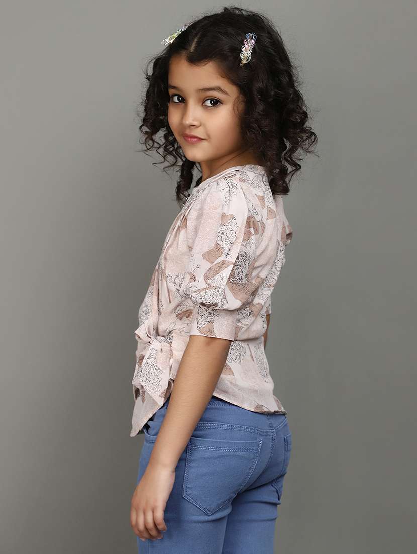 white printed cotton top - 20885056 -  Standard Image - 2