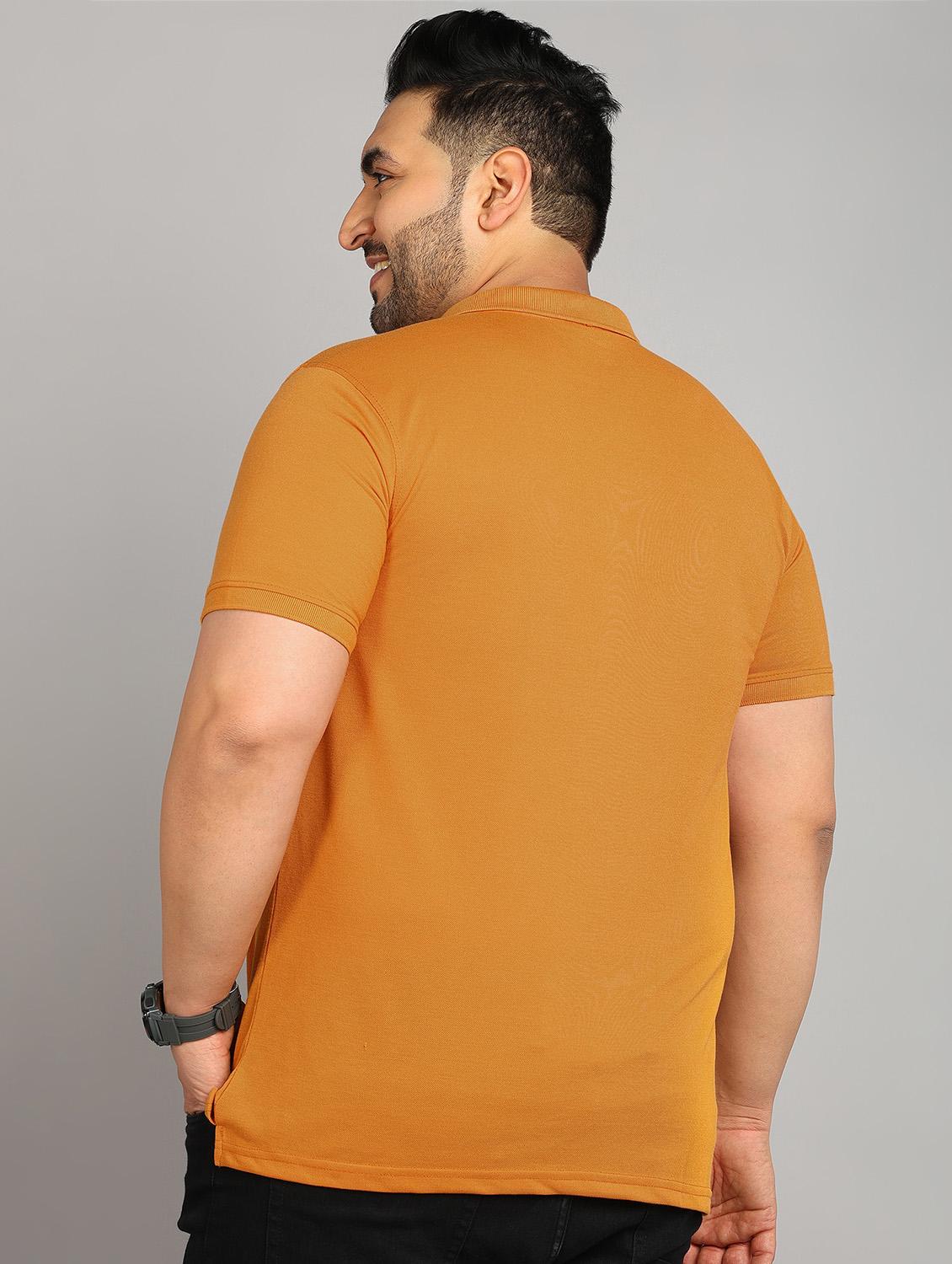 mustard cotton plus tshirt - 20885081 - Standard Image - 2