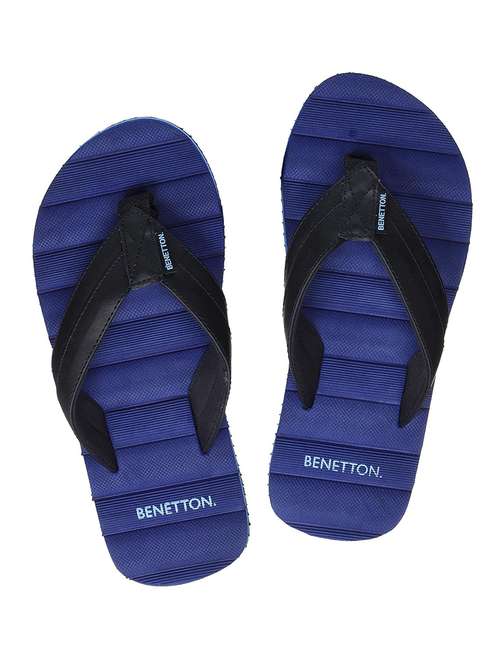 men blue slip on flip flop - 20889242 - Standard Image - 0