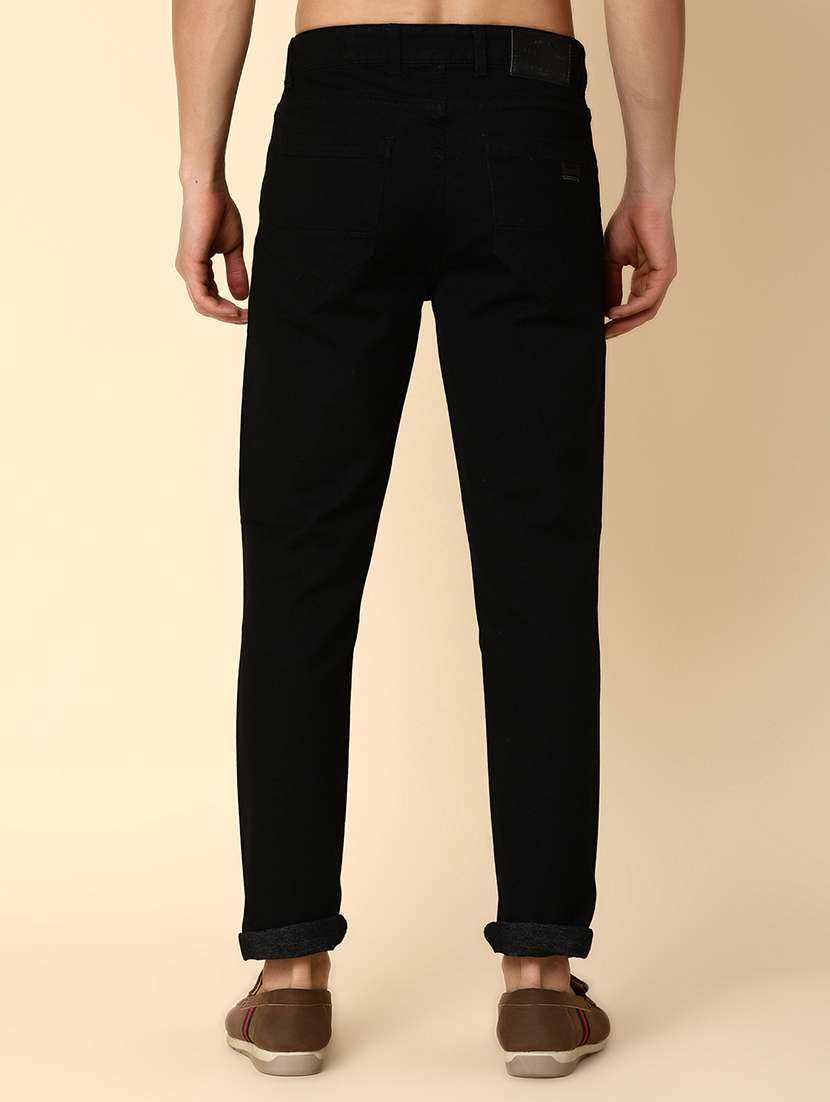 men mid rise plain denim jeans - 20890716 -  Standard Image - 2
