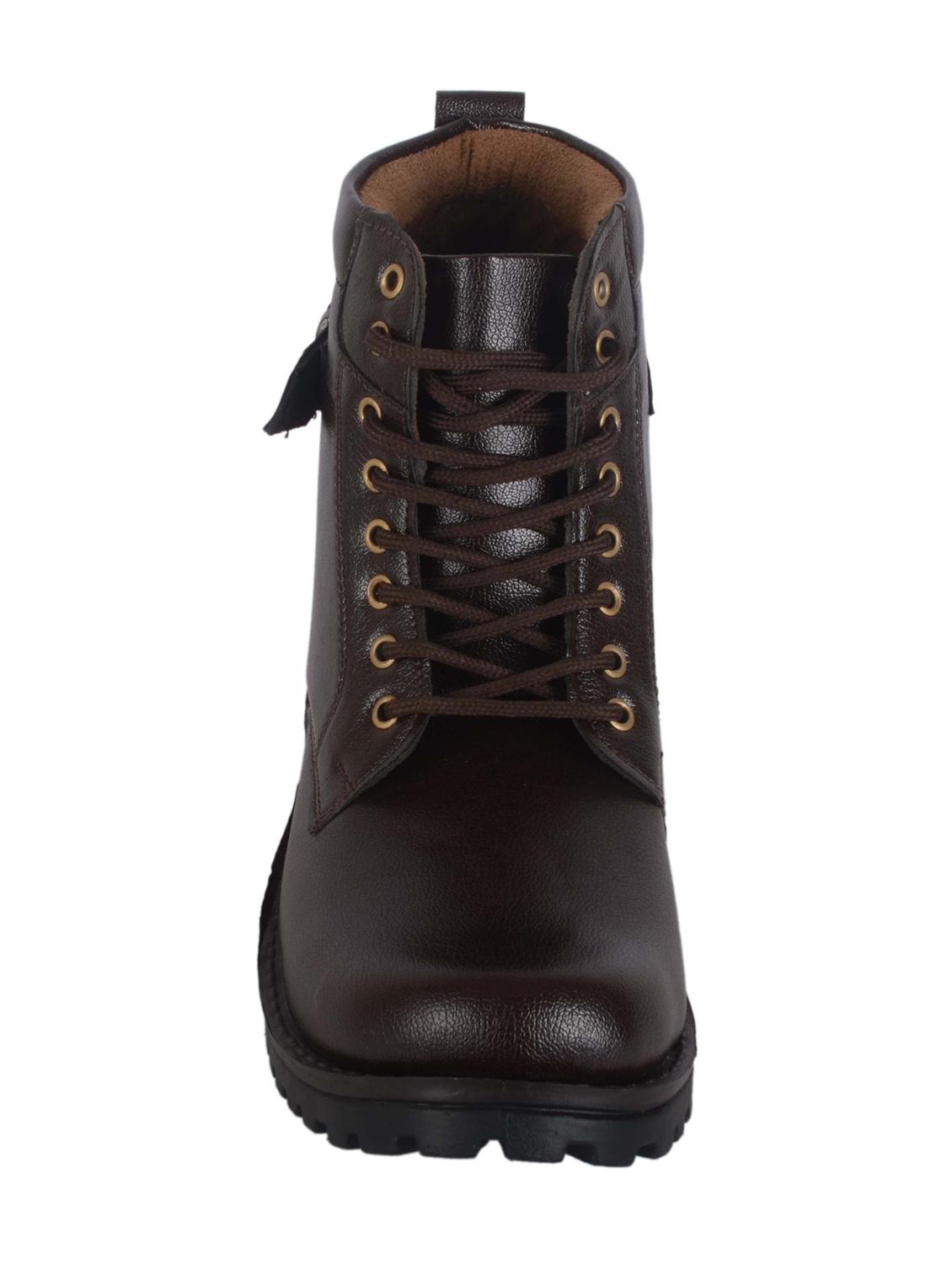 men brown lace up boots - 20893555 - Standard Image - 2