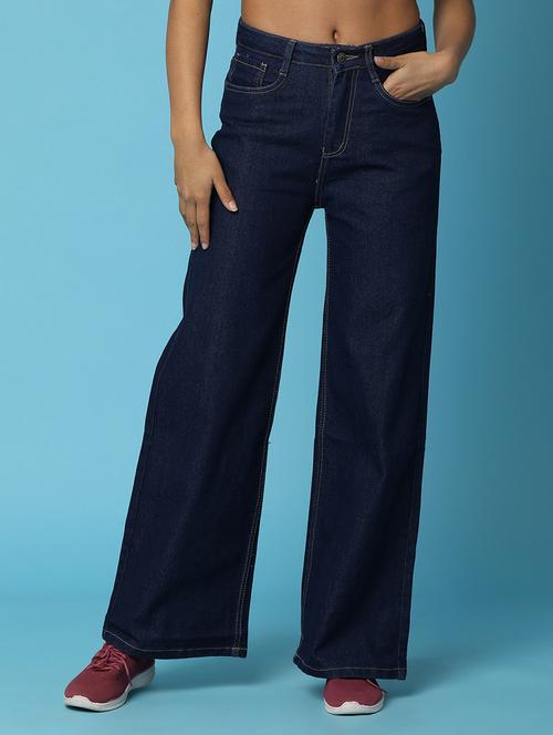women high rise wide leg jeans - 20893931 -  Standard Image - 0